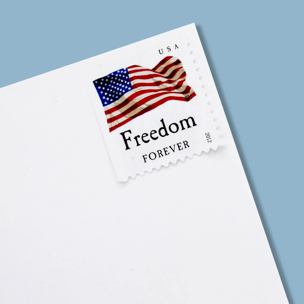 100Pcs 2012 First-Class Forever Stamp - Flag and Equality