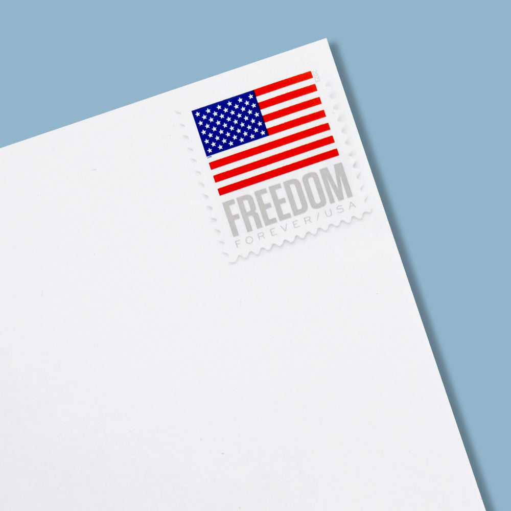 100Pcs 2023 US Flag Forever Stamps Book