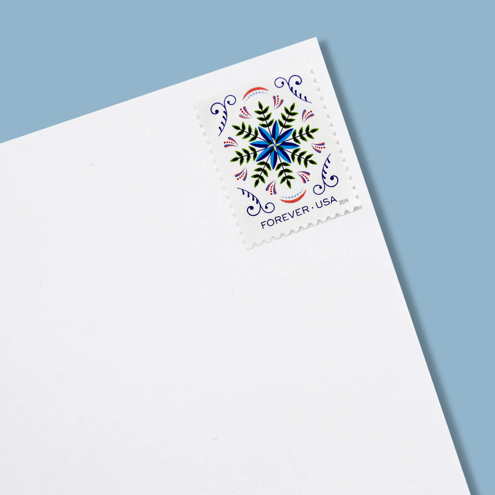 100Pcs 2024 US Holiday Joy First Class Forever Stamps