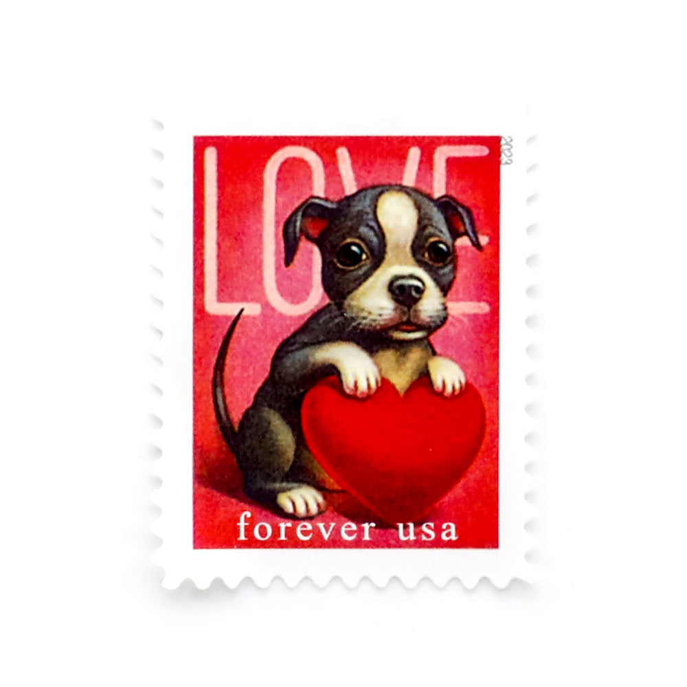 100Pcs 2023 First-Class Forever Stamps - Love: Kitten & Puppy