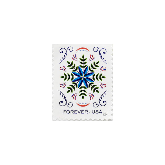 100Pcs 2024 US Holiday Joy First Class Forever Stamps