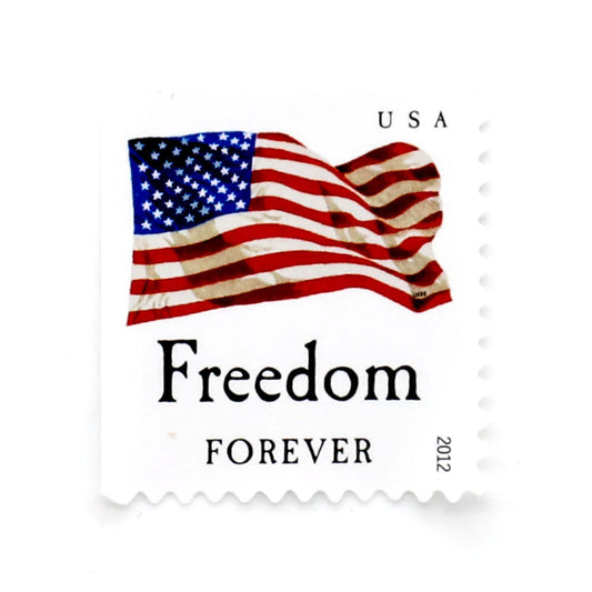 100Pcs 2012 First-Class Forever Stamp - Flag and Equality
