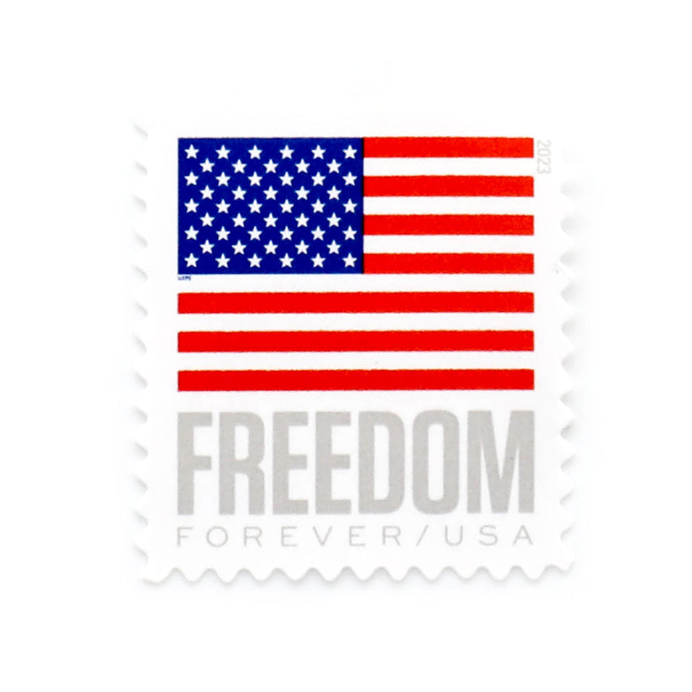 100Pcs 2023 US Flag Forever Stamps Book