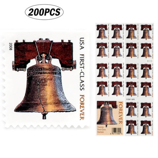 200Pcs 2007 US Liberty Bell Forever Stamps