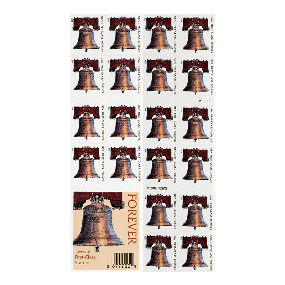 200Pcs 2007 US Liberty Bell Forever Stamps