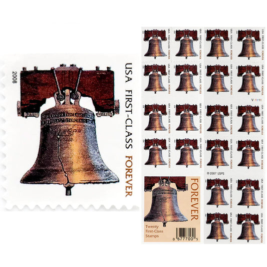 100Pcs US Liberty Bell Forever Stamps