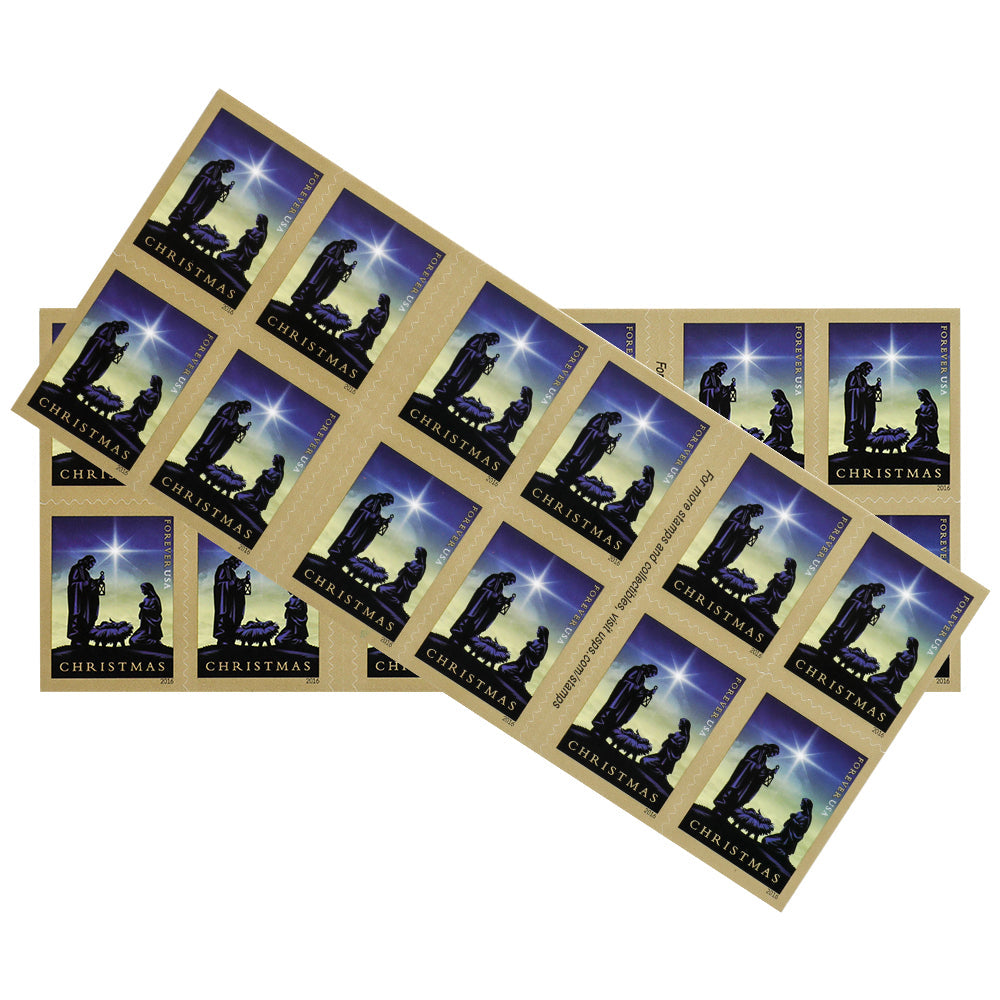 100Pcs 2016 US Nativity Forever First Class Postage Stamps