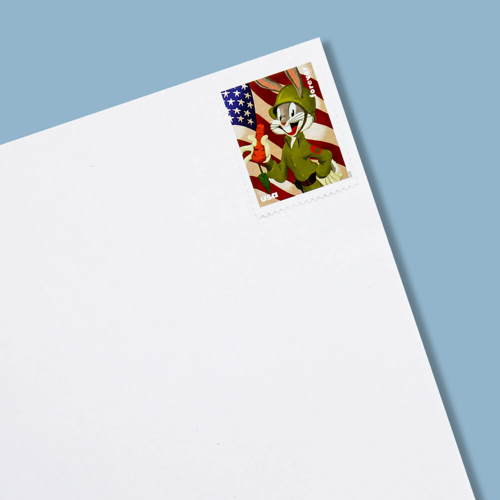 100Pcs 1997 U.S. Forever Postage Stamps Celebrating Bugs Bunny