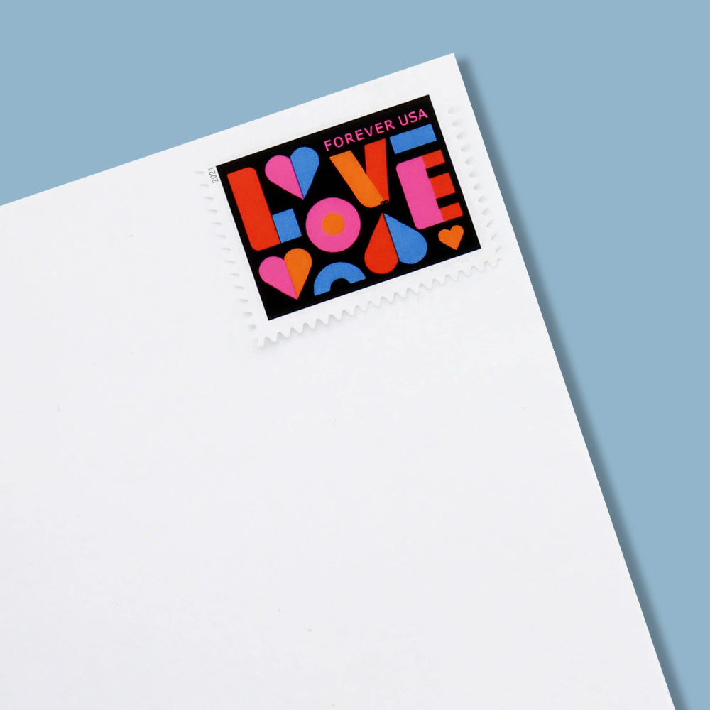 100Pcs US 2021 Love Forever Stamps Wedding