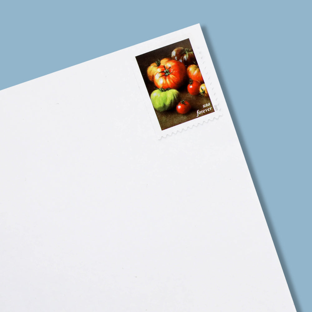 100Pcs U.S. 2020 Fruits & Vegetables Forever Stamps